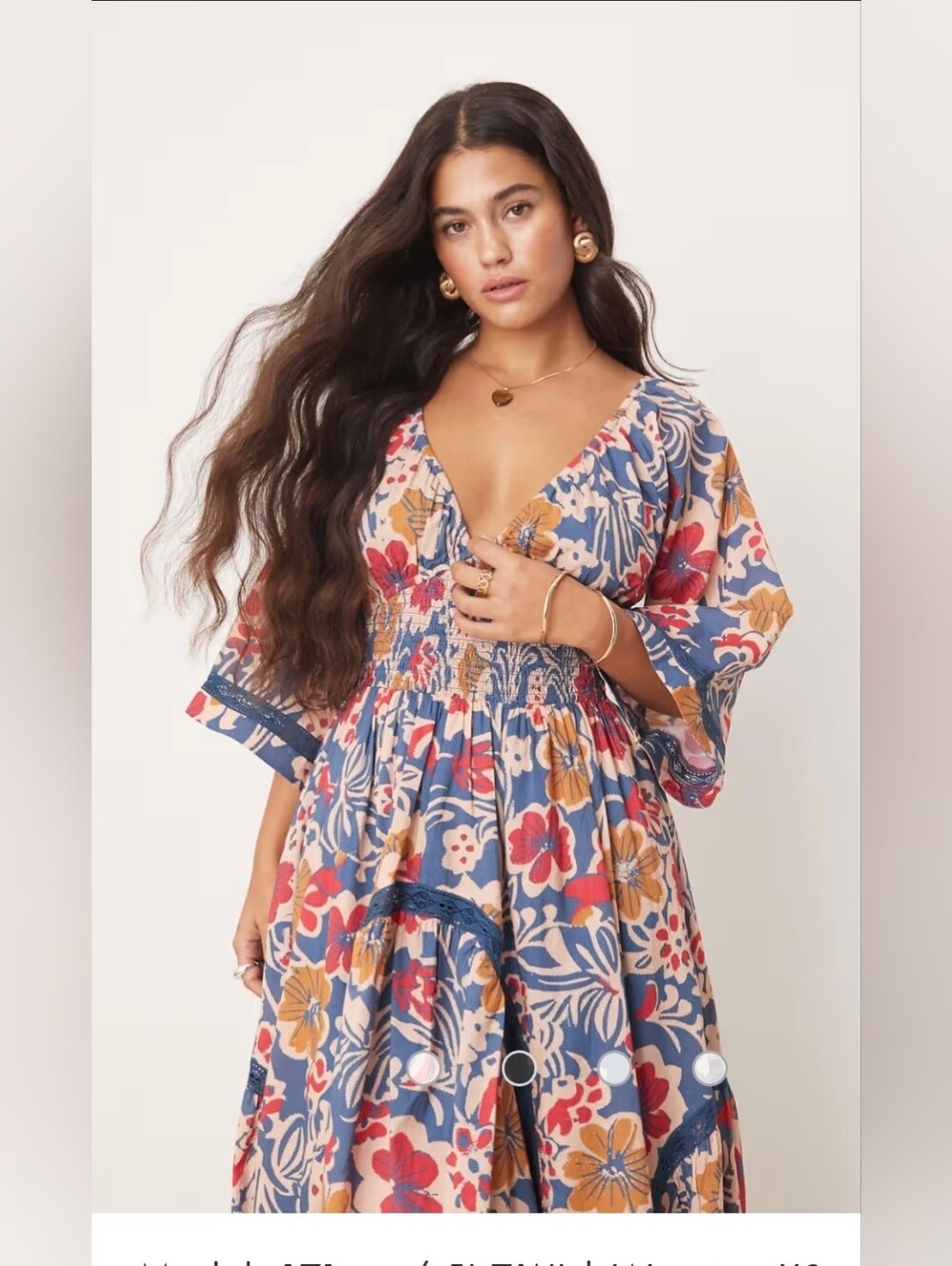 Free People Size XS-S Printed Dixie Maxi Dress - Picture 1 of 15